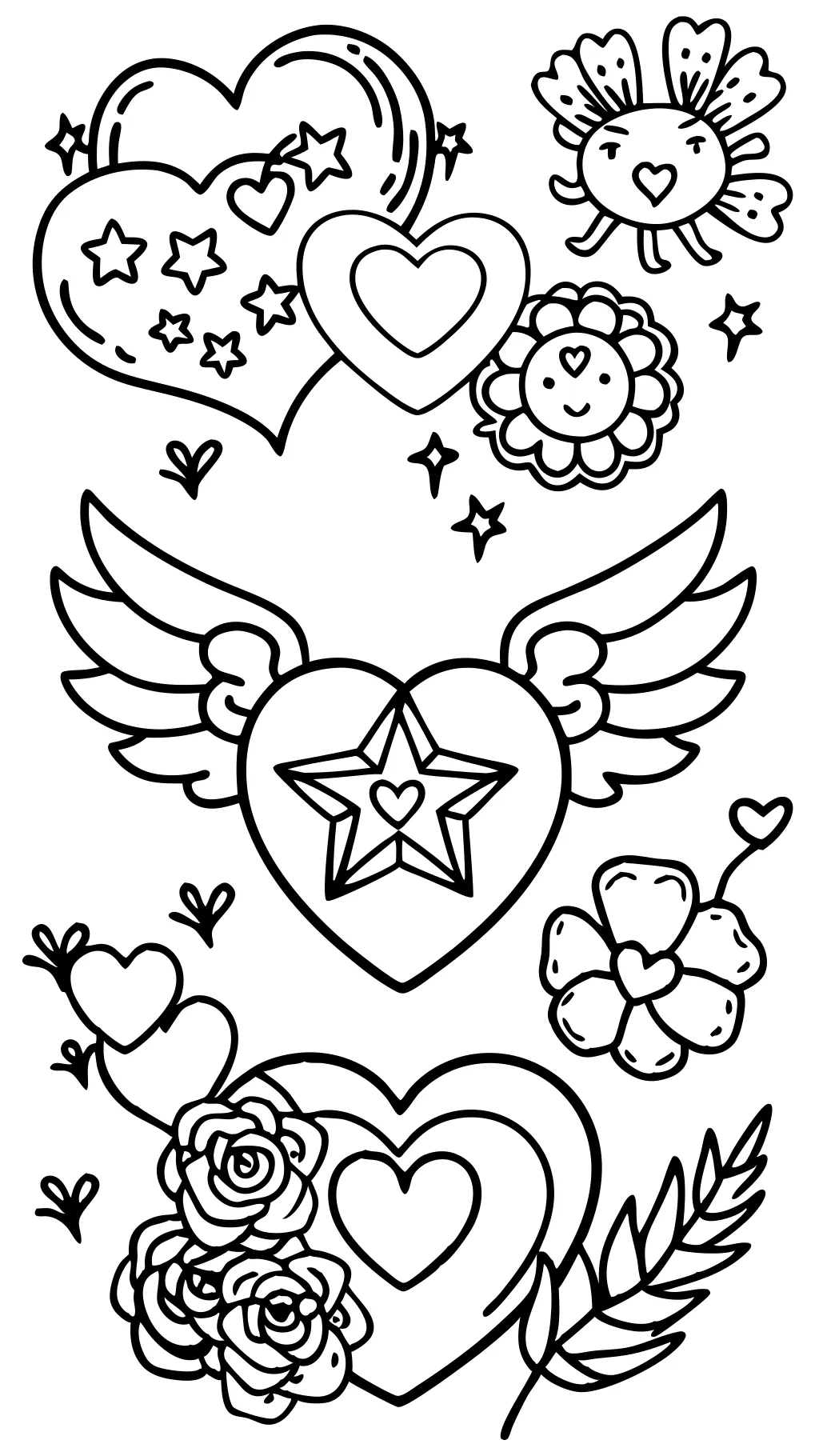 coloriages imprimables gratuits pour la Saint-Valentin